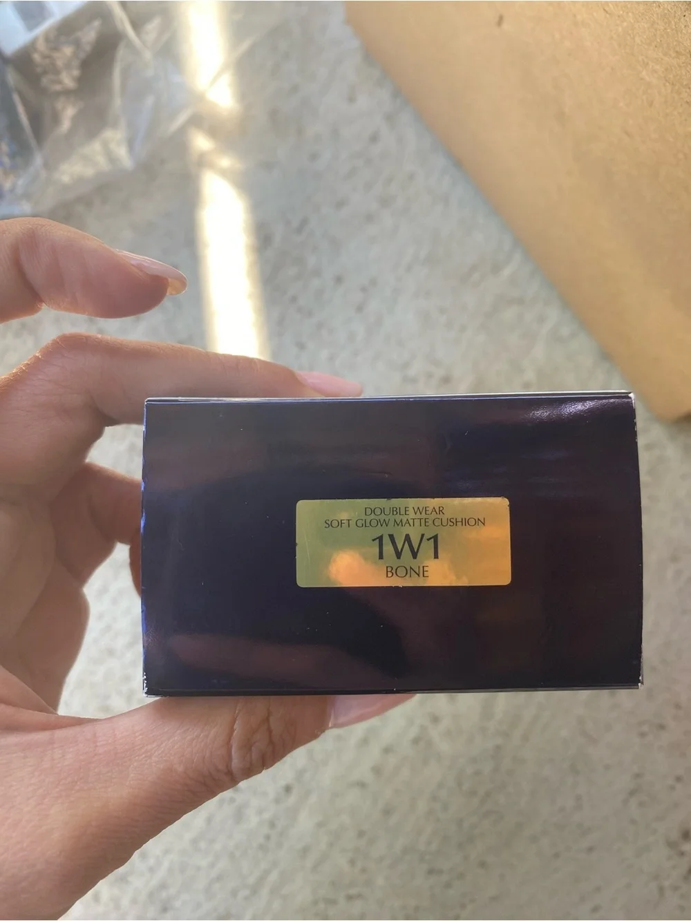 Estée Lauder Double Wear Soft Glow Matte Cushion 1w1- Navy & Gold Packaging